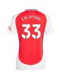 Arsenal Riccardo Calafiori #33 Domácí Dres pro Dámské 2024-25 Krátký Rukáv